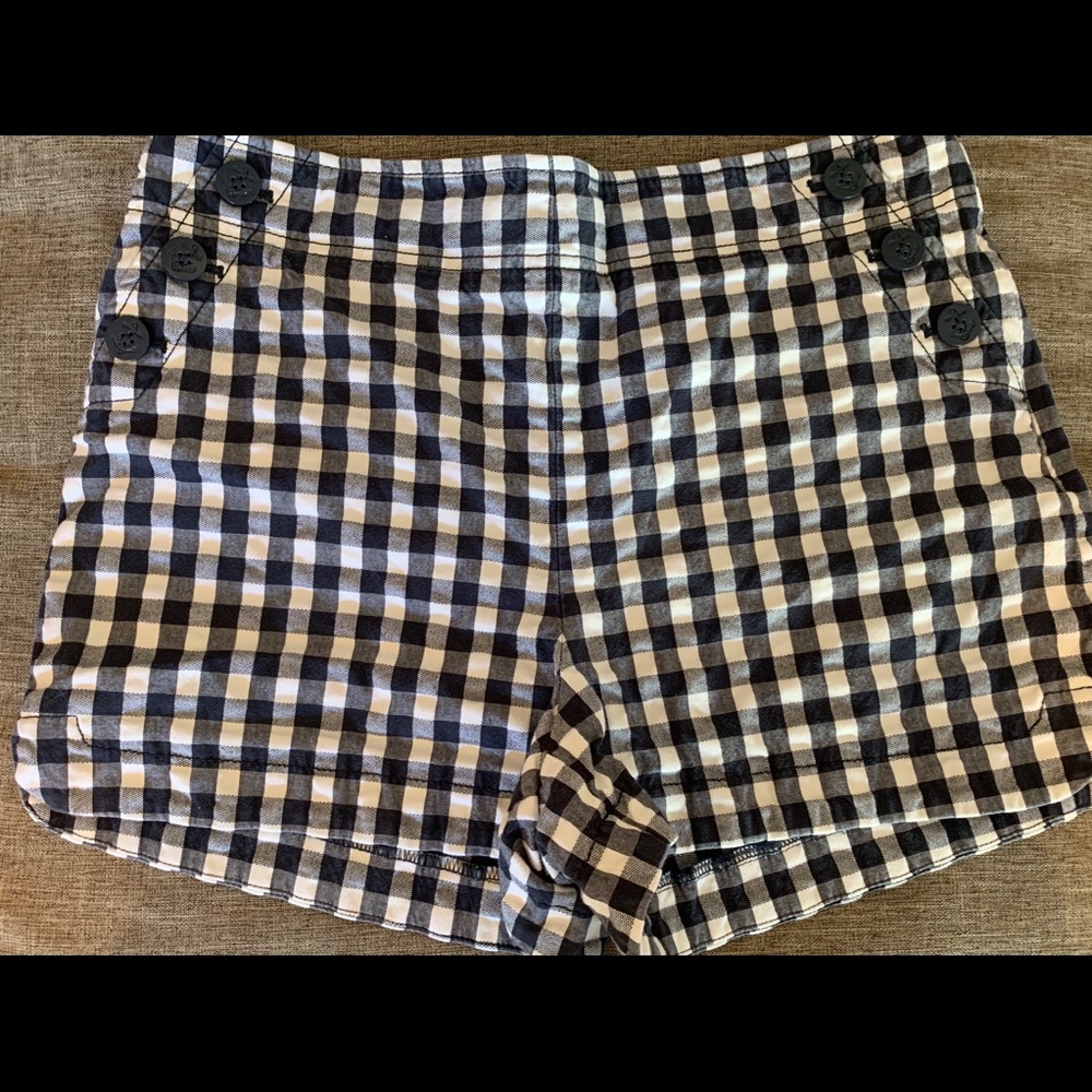 Ann Taylor LOFT | gingham sailor shorts
